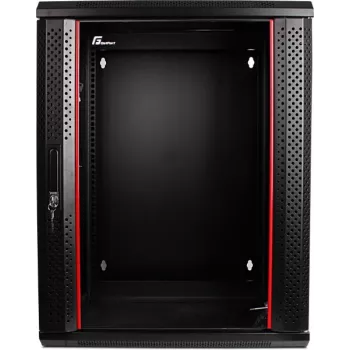 GETFORT CALI 15U 600x550 Wall-Mount Double-Section Rack Cabinet Black