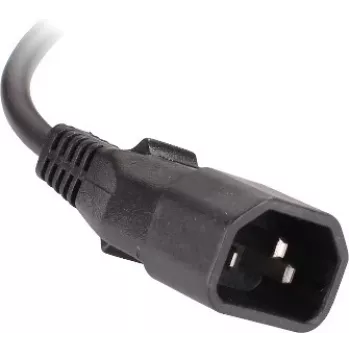 Getfort GF-9R30/IEC 1U 19 colių stovo PDU su 9x IEC C13 lizdais, 16A, 3m kabeliu, juoda