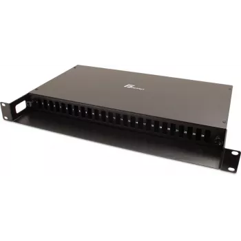 GETFORT GF-FO01-DX 1U 19 colių 24xSC duplekso šviesolaidžio pataisų skydelis su ištraukiamu padėklu