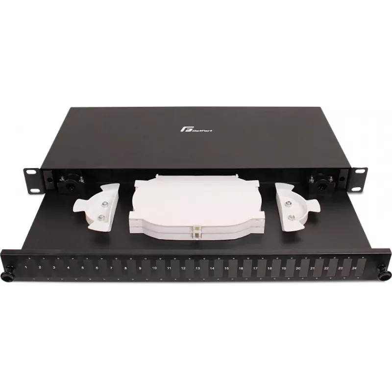 GETFORT GF-FO04-DX 1U 19 Inch 24xSC Duplex Fixed Fiber Optic Patch Panel