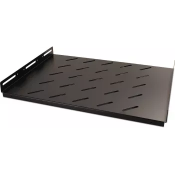 Getfort 60cm fiksuota lentyna stovo spintelei 1U 19 colių juoda 50kg