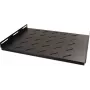 Getfort 60cm fiksuota lentyna stovo spintelei 1U 19 colių juoda 50kg
