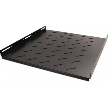Getfort fiksuota stelažo lentyna 19 inch 1U 800mm gylio 50kg apkrova juoda
