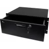 Getfort GF-4U-drawer 4U Rack Drawer - 19 colių ištraukiamas stalčius su spyna, juodas