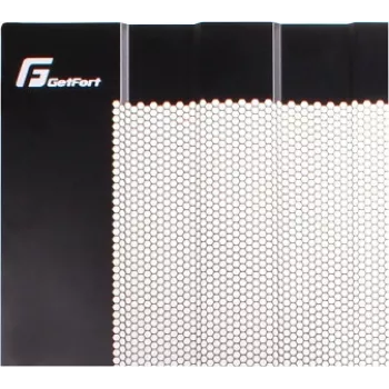 GETFORT 19 colių 22U ant grindų statomas serverių stovas 600x600mm perforuotomis plieninėmis durimis juodas