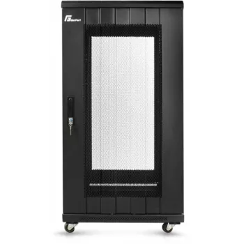 GETFORT 19-inch 22U Floor Standing Rack Cabinet 600x800mm Perforated Door Black