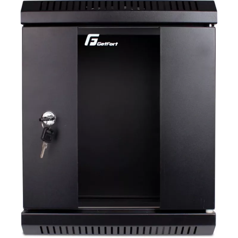 GETFORT WGF06-33EH-WGB 10 inch 6U sieninis stelažo korpusas 300x300mm juodas