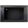 GETFORT ECO v2 19 inch 6U 600x450 Sieninis Rack Spintelė Juoda