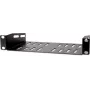 Getfort HGF-30H-WB 10-Inch 1U Fiksuota Lentyna Rack Spintai, Juoda, 150mm Gylis, 10kg Keliamoji Galia