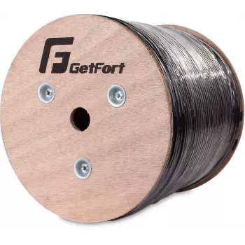 GETFORT Cat.5e F/UTP Outdoor Gel-Filled Network Cable 305m Black