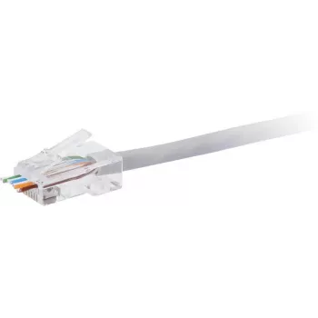 GETFORT RJ45 Cat.6 UTP Pass-Through Modular Plug 8P8C (100-Pack) - Skaidrus