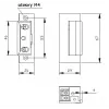 ELEKTRA-PLUS Electric Door Strike R4 su atmintimi ir mechaniniu blokavimu Simetriška 24V 7544