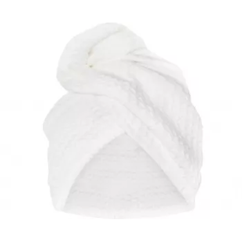 GLOV HydroWeave Twister Ultra-Absorbent Hair Drying Turban - White