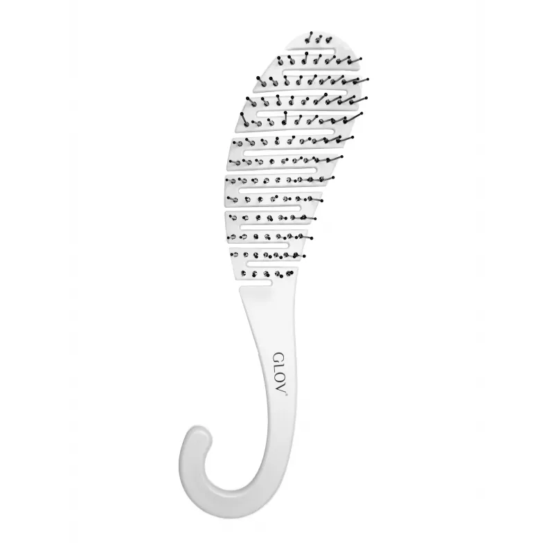 GLOV Hang Tight Brush Detangling Hook Brush - Rose Gold