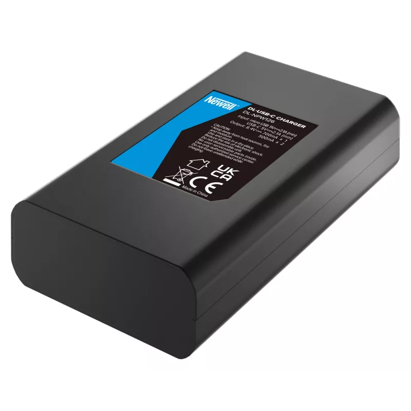 Newell Dual-Channel DL-USB-C Įkroviklis Fujifilm NP-W126 Baterijoms