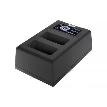 Newell Dual-Channel FDL-USB-C įkroviklis, skirtas Canon LP-E17 akumuliatoriams