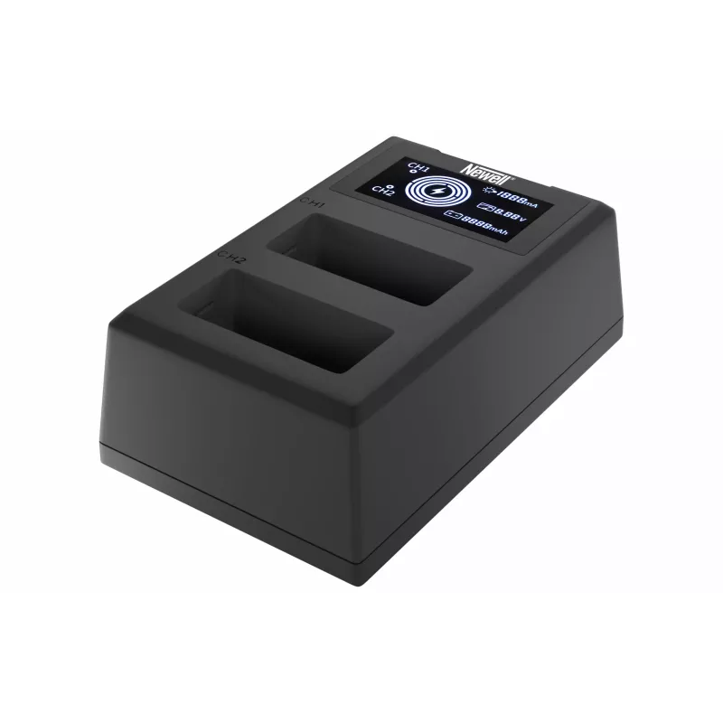Newell Dual-Channel FDL-USB-C įkroviklis, skirtas Canon LP-E17 akumuliatoriams