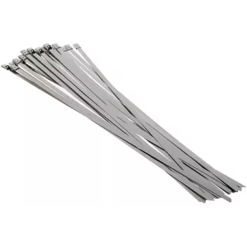 Nerūdijančio plieno tvirtinimo juosta 14.4 mm x 0.36 mm x 25 m BRADAS