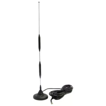 ROPAM AT-GSM-MAG-9dBi GSM antena, 9 dBi, SMA vyriška, magnetinis pagrindas, 3 m kabelis, juoda