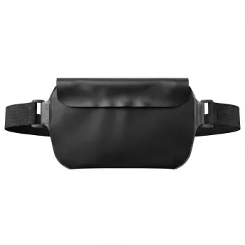 iLike Waterproof Hip Bag IPX8 - Secure Protection for Electronics and Documents Black