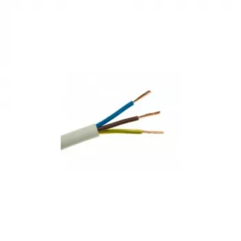 ELEKTROKABEL Stranded Electric Cable OMY 3x1mm2 300V 100m White