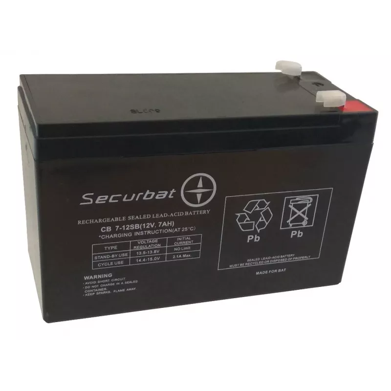 POWERBAT SECURBAT 7-12 AGM akumuliatorius 12V 7Ah