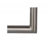CORAB USL-48/250AL Aliumininis kampinis sieninis laikiklis 48 mm stulpui, 250 mm iškyša, sidabrinis