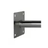CORAB USL-48/250AL Aliumininis kampinis sieninis laikiklis 48 mm stulpui, 250 mm iškyša, sidabrinis