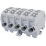 SIMET SIMBLOCK SCB 25-5X skirstomasis blokas Al/Cu 1x25mm² įėjimas 5x1.5-16mm² išėjimai pilkas