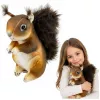 LEAN TOYS Plush Squirrel Mascot Cuddly Toy Realistic Brown 22 cm