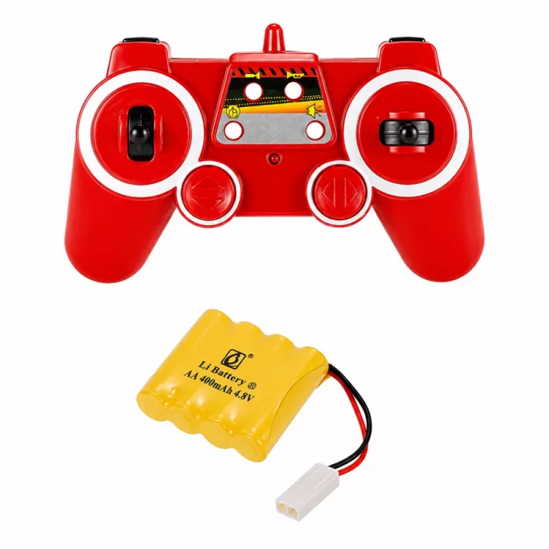 LEAN TOYS Gaisrinis automobilis su 660° besisukančia strėle, nuotoliniu valdymu RC 1:20