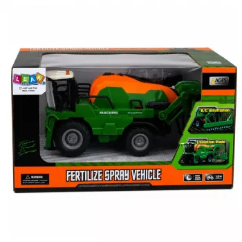 LEAN TOYS Žemės ūkio kombainas su purkštuvu Purškimo funkcija Šviesos Garsai 1:24