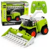 LEAN TOYS nuotoliniu valdymu kukurūzų kombainas su šviesomis ir garsais 1:24