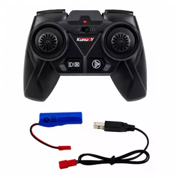 LEAN TOYS RC nuotolinio valdymo traktorius su miško priekaba ir medienos griebtuvu 1:24