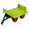 LEAN TOYS High Agricultural Tractor with Tipper Trailer, Remote Controlled, RC 1:16