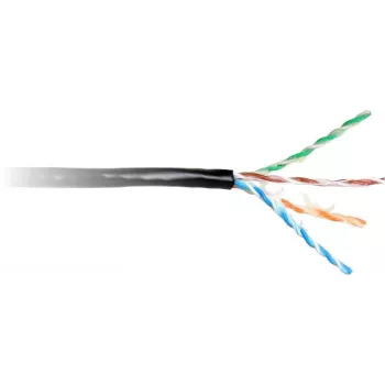 GETFORT Cat.5e U/UTP Outdoor Gel-Filled Twisted Pair Cable 500m Black