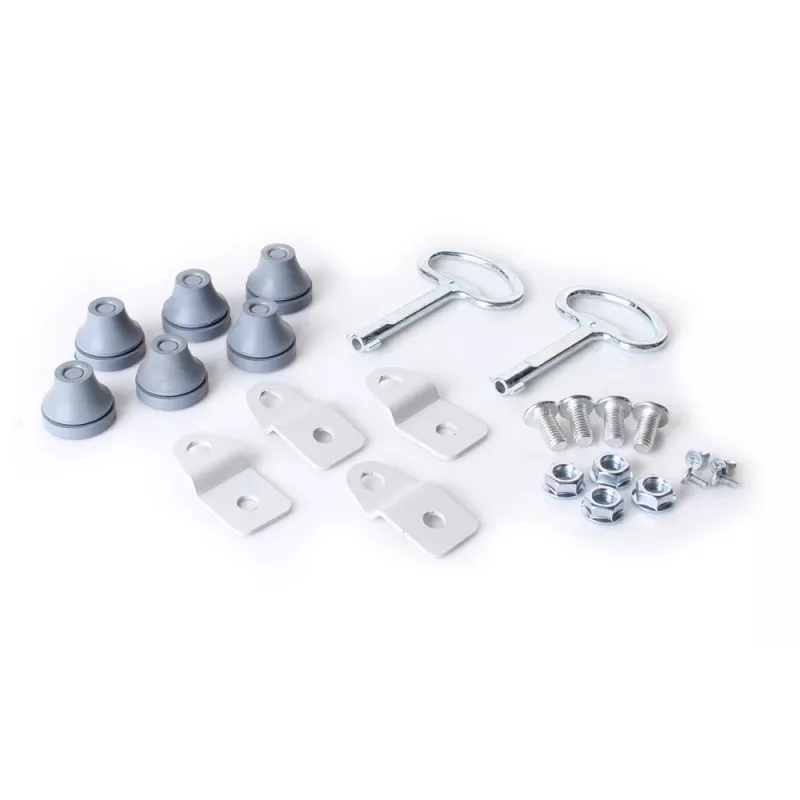 Getfort Hermetic 19 inch 6U sieninis spintos stovas 550x320 mm IP54 pilkas