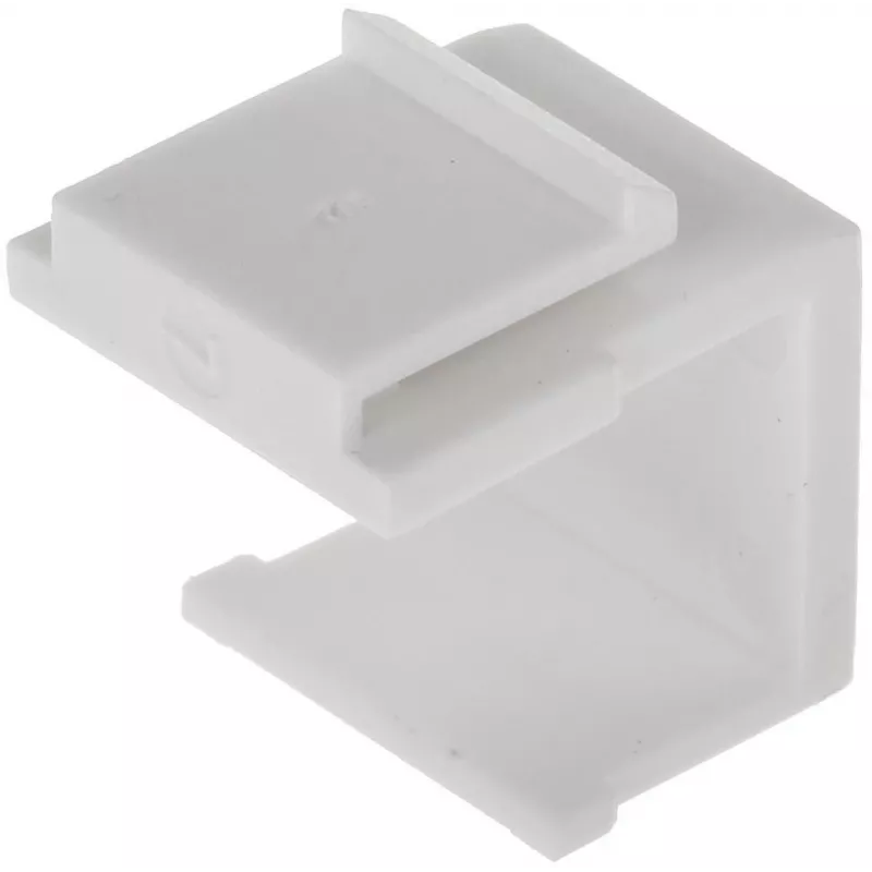GETFORT Keystone Blanking Plug 50 rinkinys Baltas