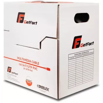 GETFORT Premium Cat.5e F/UTP PVC Network Cable 500m Grey