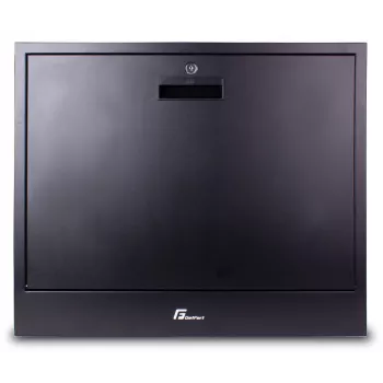 Getfort 2U sieninis CCTV stovas 580x540x130mm juodas