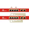 GETFORT GF-106-4PG-S-65 5-Port Gigabit PoE+ Switch (4 PoE+ Portai, 65W, 1 SFP) Darbalaukiui / Sieniniam Montavimui