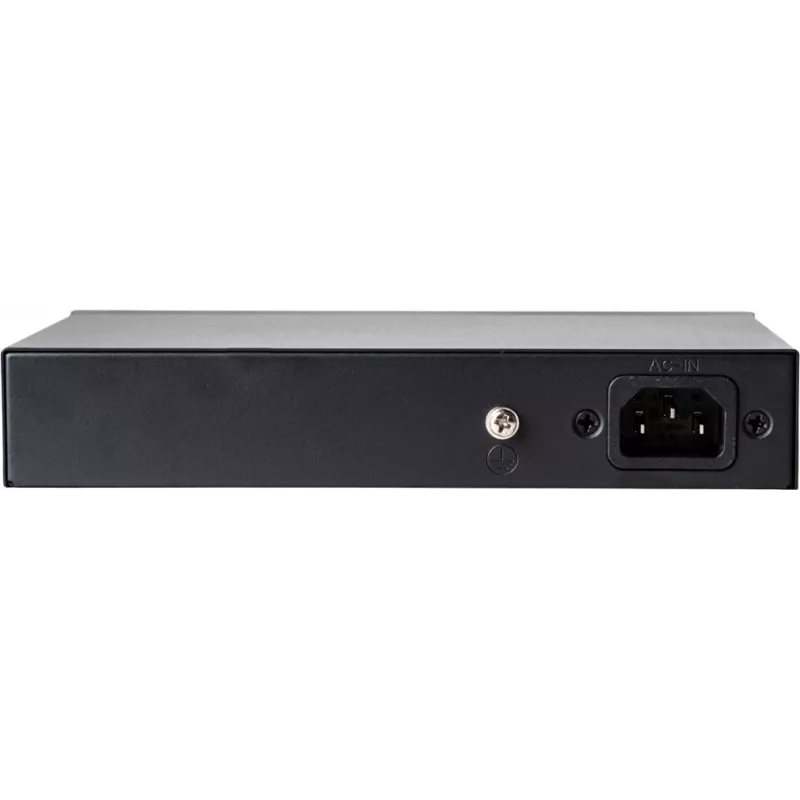 GETFORT GF-106-4PG-S-65 5-Port Gigabit PoE+ Switch (4 PoE+ Portai, 65W, 1 SFP) Darbalaukiui / Sieniniam Montavimui