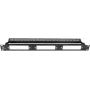 Getfort 1U 24-Port Modular Patch Panel Black