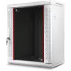 GETFORT 19 inch Sieninis Montavimo Stovas 12U 600x600mm Pilka (RAL 7035) - WGF12-66EH-WGG