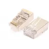 GETFORT RJ45 Cat.6A Shielded Connector with Wire Guide, 8P8C, 100 vnt.
