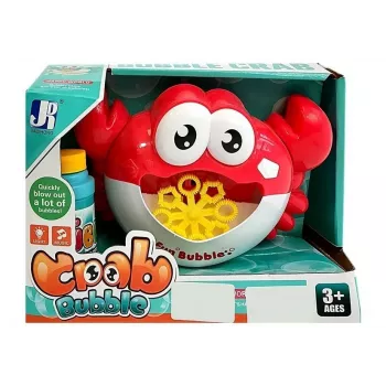 LEAN TOYS Burbulų Mašinėlė Automatinė Krabas Raudonas