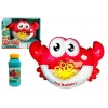 LEAN TOYS Burbulų Mašinėlė Automatinė Krabas Raudonas