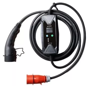 ELOAD TIE-EV16-P3-GEN2 11kW 3-Fazių Elektromobilio Kroviklis su Nuotoliniu Valdymu, Type 2, 5m Laidas, IP54
