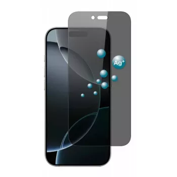 SCREENOR Grūdinto stiklo privatumo ekrano apsauga, skirta Apple iPhone 17 Air (1 vnt.) – 360° privatumo filtras, 9H kietumas, oleofobinė danga, 2.5D užapvalinti kraštai, montavimas be burbuliukų
