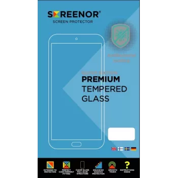 SCREENOR Grūdinto stiklo apsauginė plėvelė, skirta Apple iPhone 13 Pro Max / iPhone 14 Plus (1 vnt., 9H kietumas, 0,33 mm, itin skaidri, oleofobinė danga)